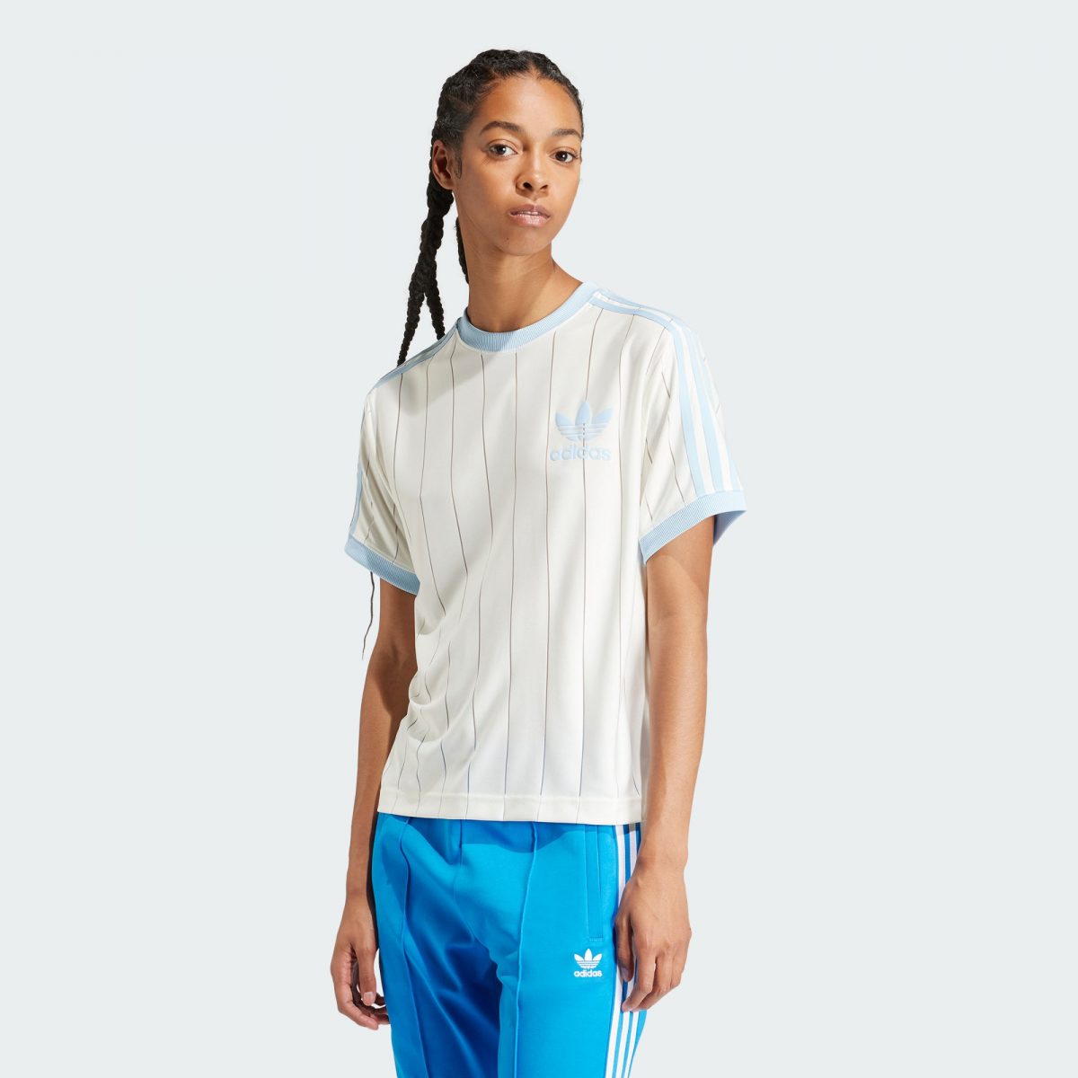 Женская футболка adidas 3-STRIPES T-SHIRT белая фото
