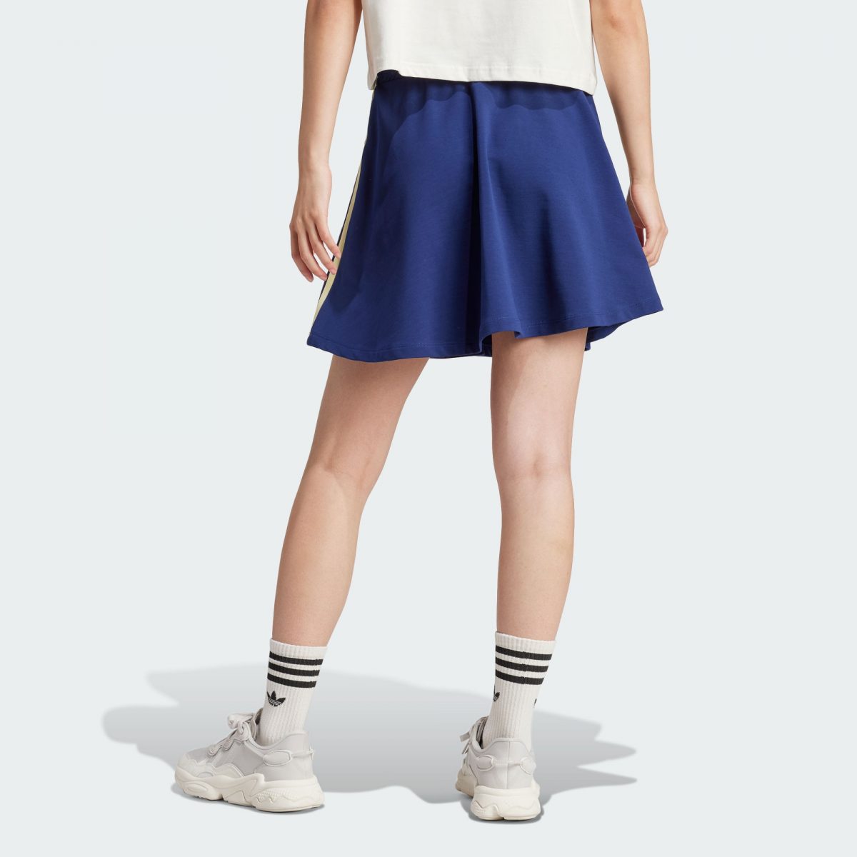 Женская юбка adidas SKIRT синяя фотография