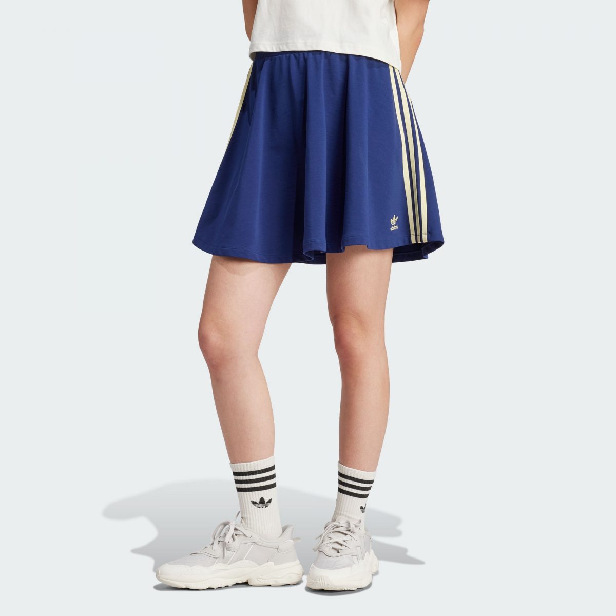 Женская юбка adidas SKIRT синяя фото