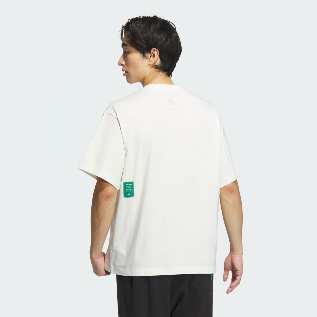 Мужская футболка adidas GRAPHIC T-SHIRT белая фотография