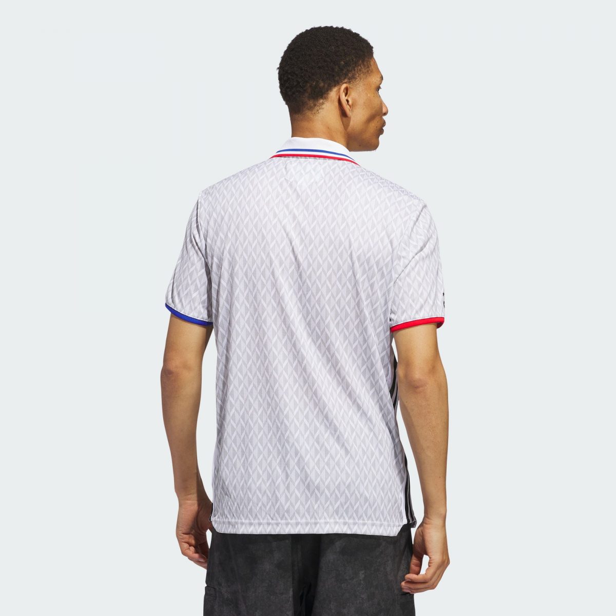 Мужская футболка adidas ADICROSS POLO SHIRT белая фотография