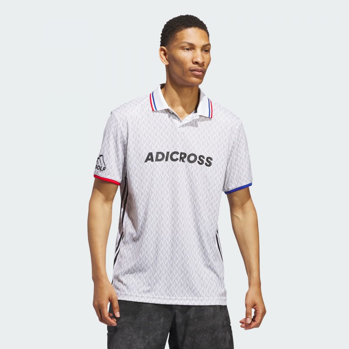 Мужская футболка adidas ADICROSS POLO SHIRT белая фото