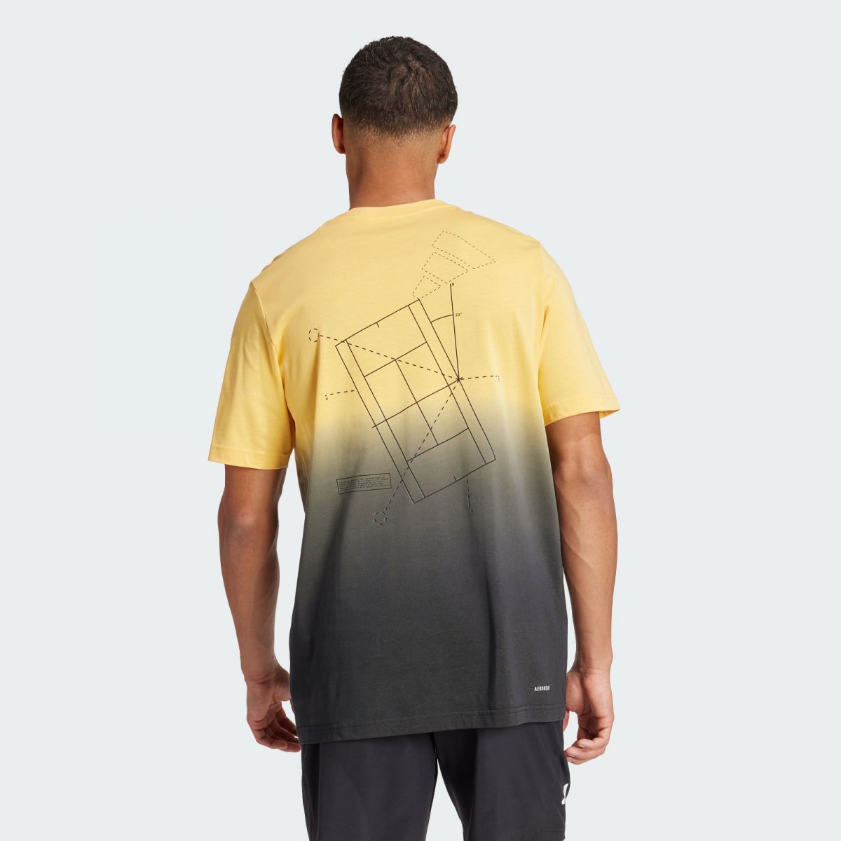 Мужская футболка adidas AEROREADY COURT ANGLE T-SHIRT фотография