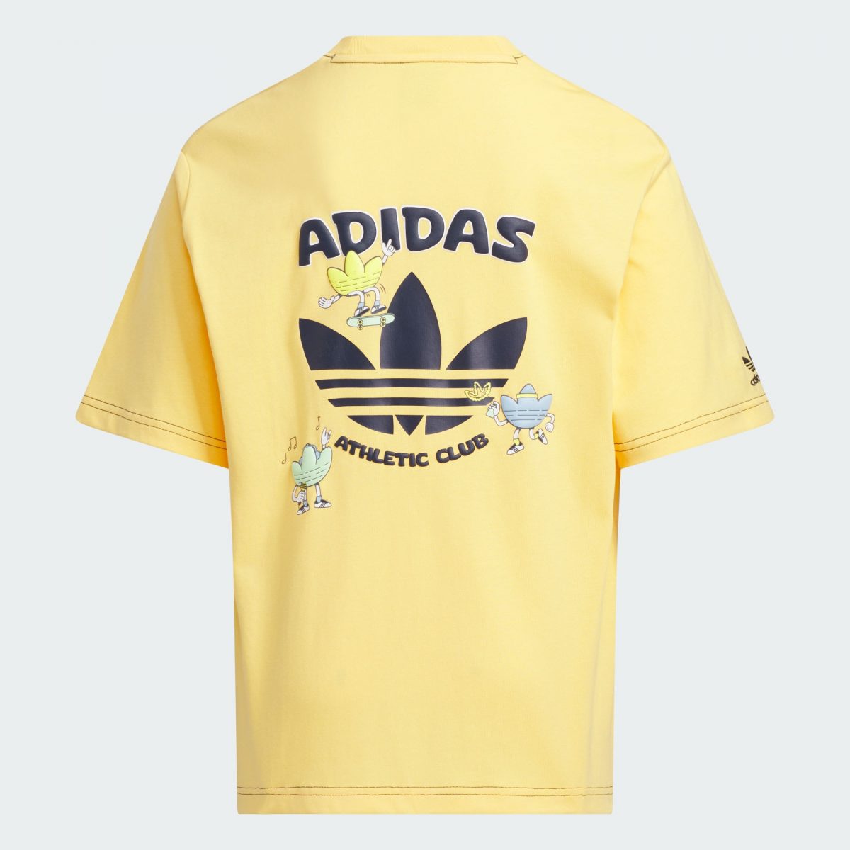 Детская футболка adidas TREFOIL LOGO T-SHIRT желтая фотография