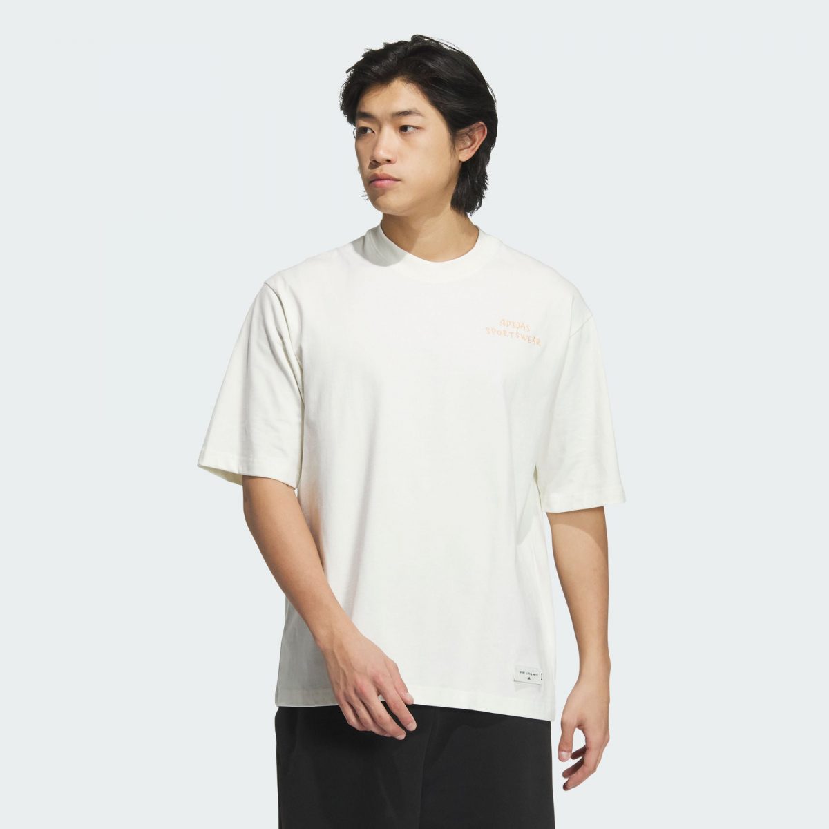Мужская футболка adidas GRAPHIC T-SHIRT 2 MBTI белая фото