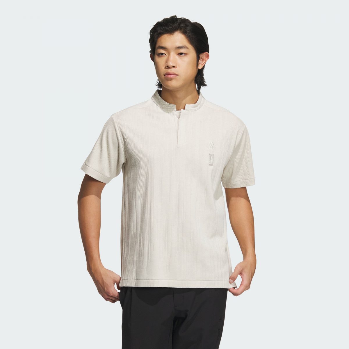 Мужская футболка adidas WUJI JAQUARD POLO SHIRT IW1515 фото