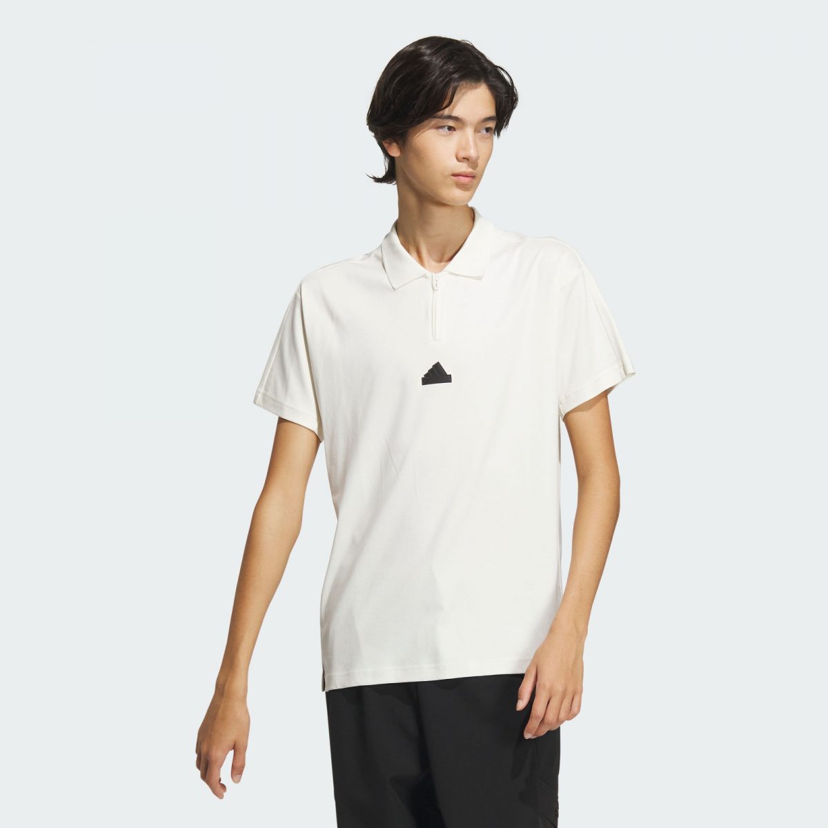 Мужская футболка adidas CITY ESCAPE COOL TOUCH POLO SHIRT белая фото