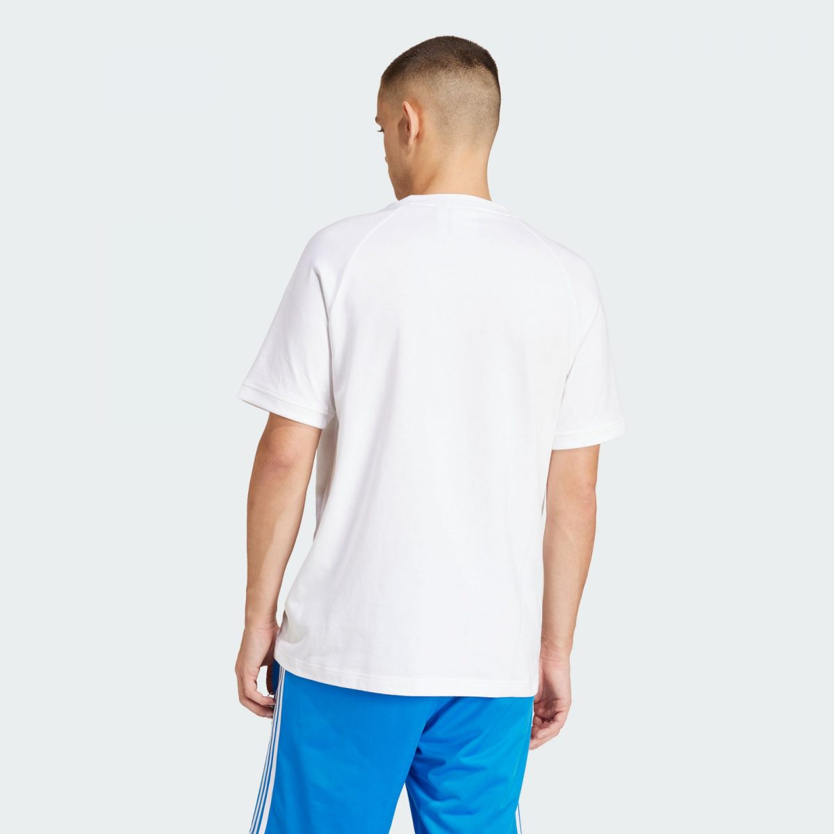 Мужская футболка adidas RETRO GRAPHIC T-SHIRT белая фотография