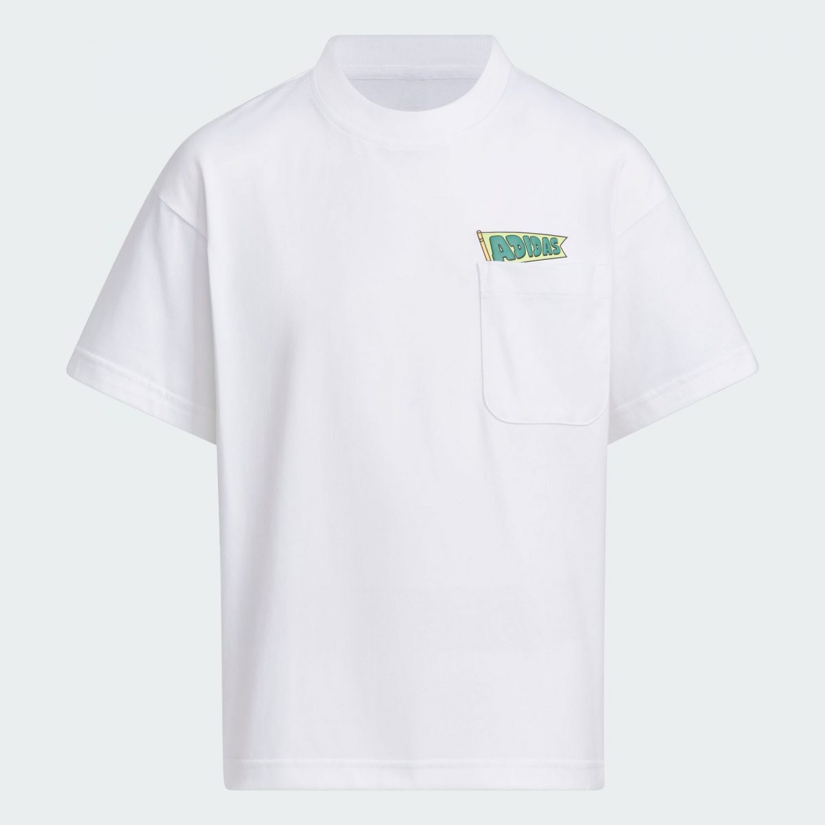 Детская футболка adidas PEMSLOU AP COTTON T-SHIRT белая фото
