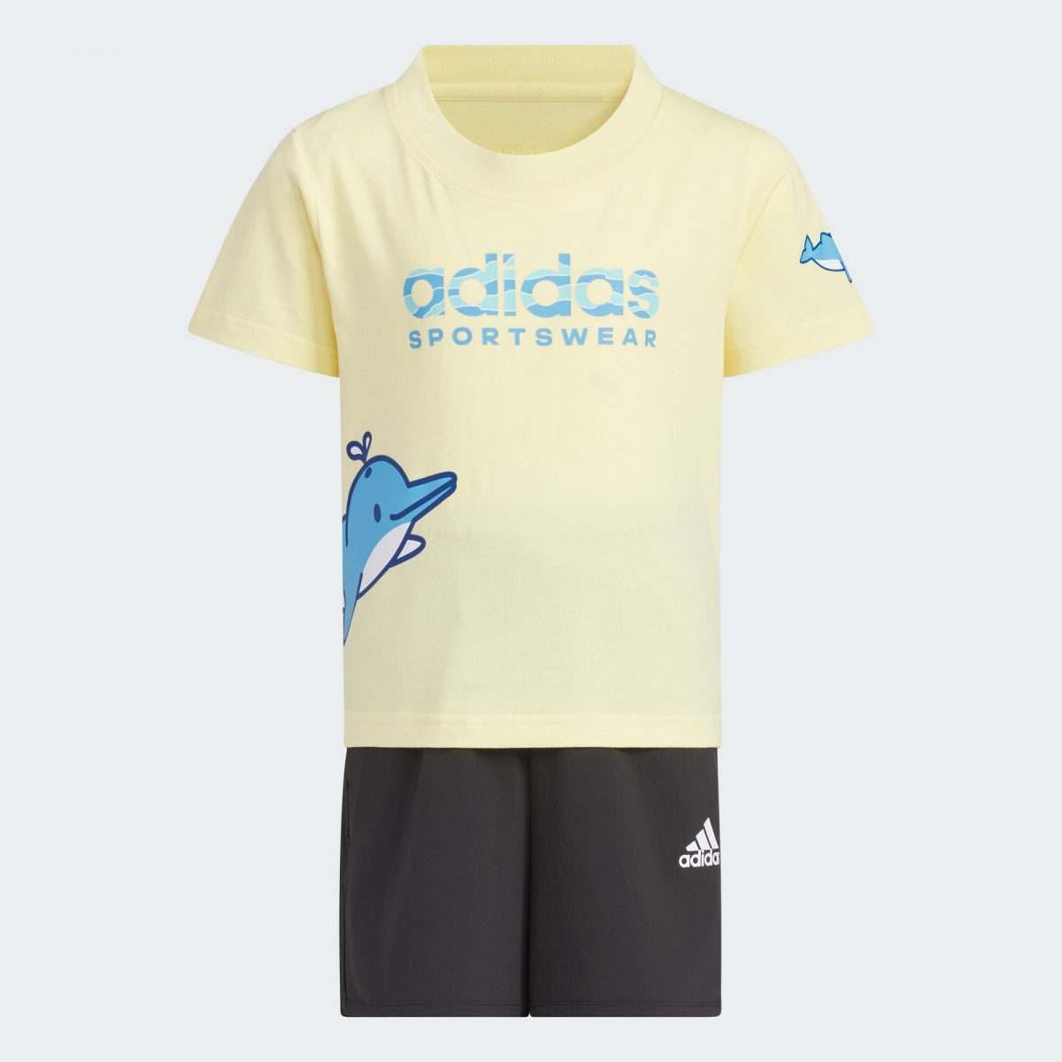 Детские шорты adidas PEMSLOU TEE AND SHORTS SET JF3867 фото