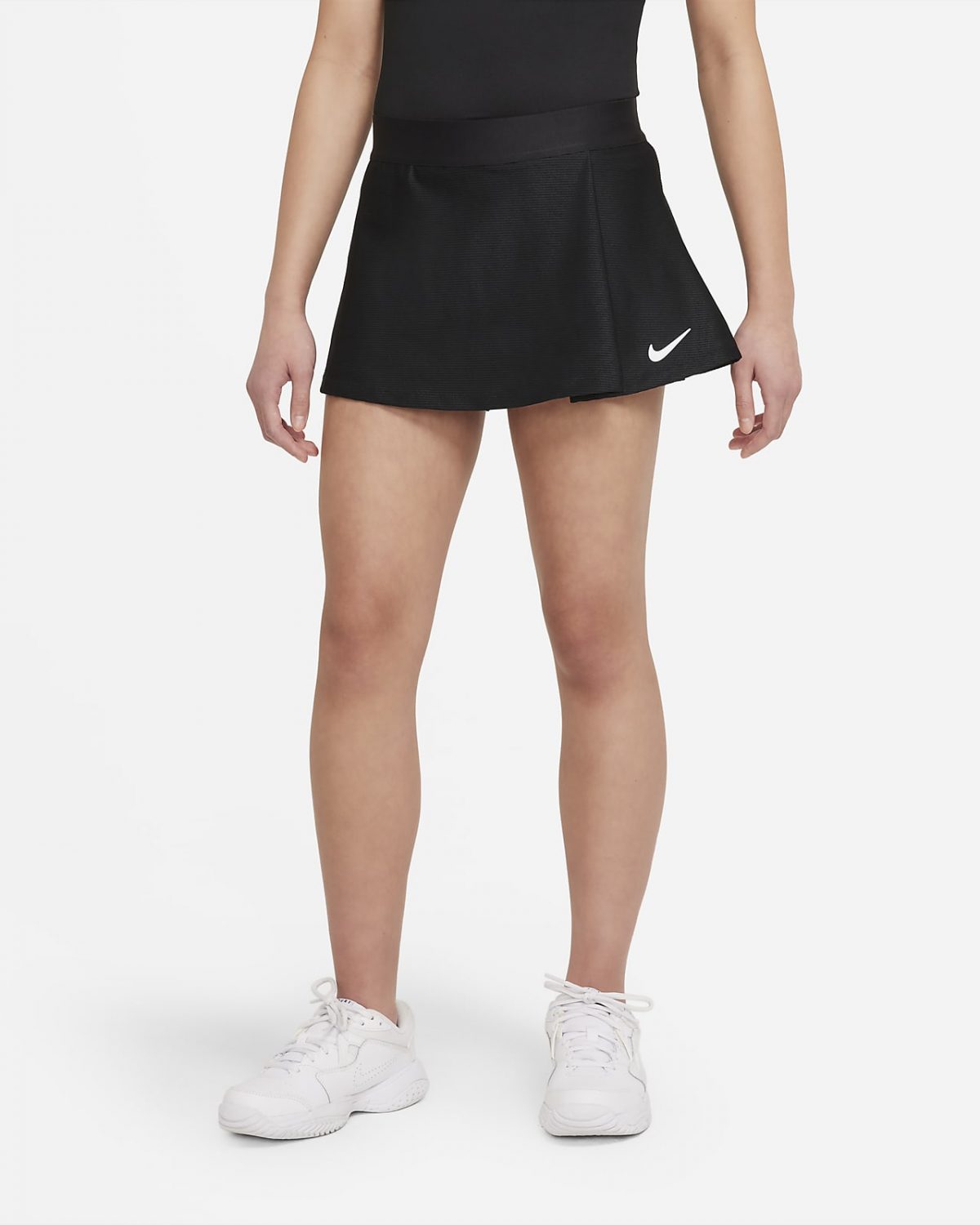 Детская юбка NikeCourt Dri-FIT Victory черная фото