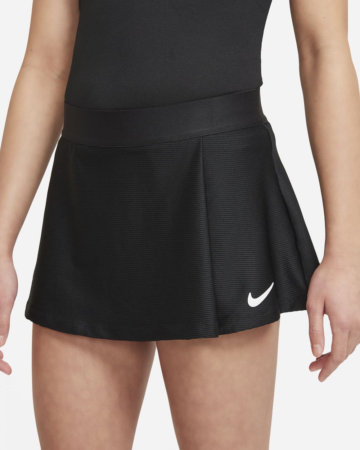 Детская юбка NikeCourt Dri-FIT Victory черная фотография