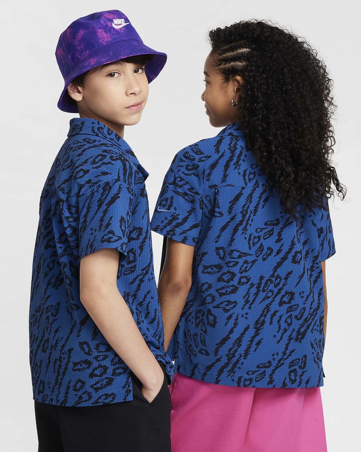 Детская рубашка Nike SB синяя фотография