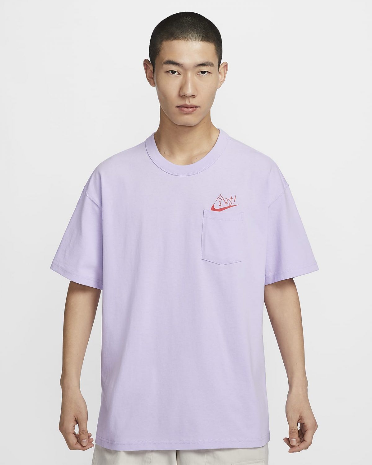 Мужская футболка Nike Sportswear фиолетовая фото