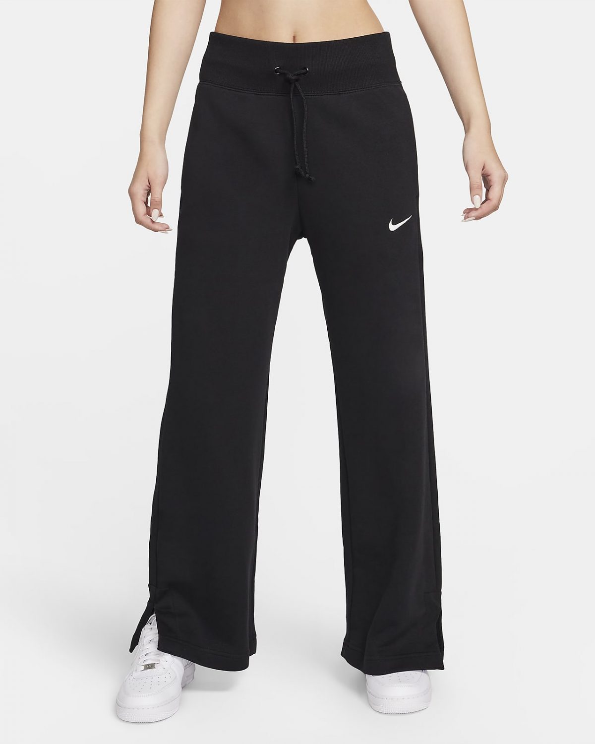 Женские брюки Nike Sportswear Phoenix Fleece черные фото