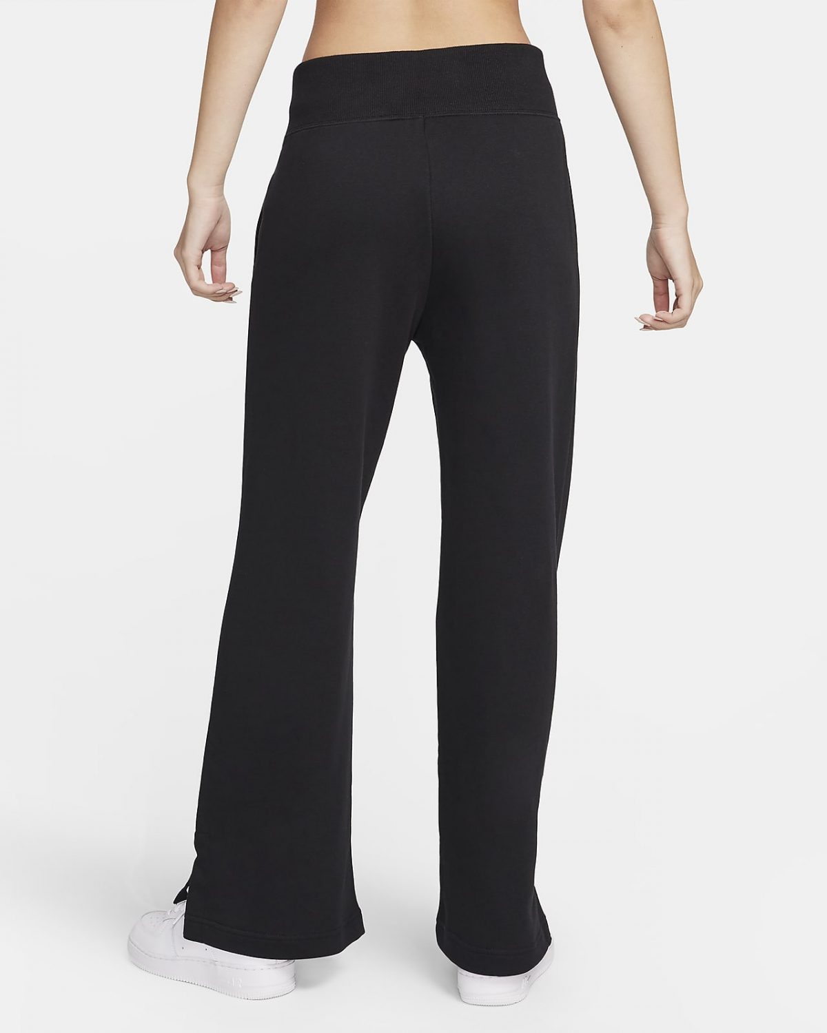 Женские брюки Nike Sportswear Phoenix Fleece черные фотография