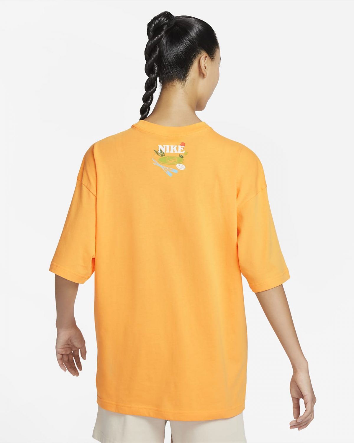 Женская рубашка Nike Sportswear Swoosh желтая фото