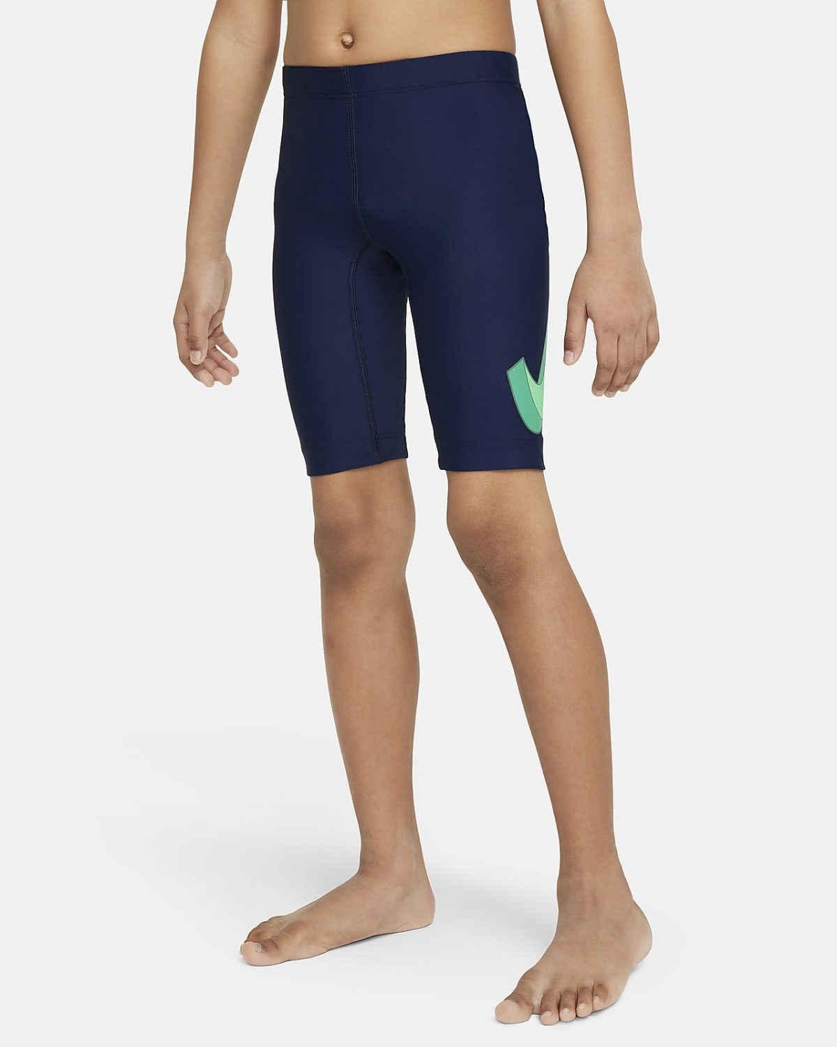 Детские шорты Nike Swim 3-D Swoosh зеленые фото