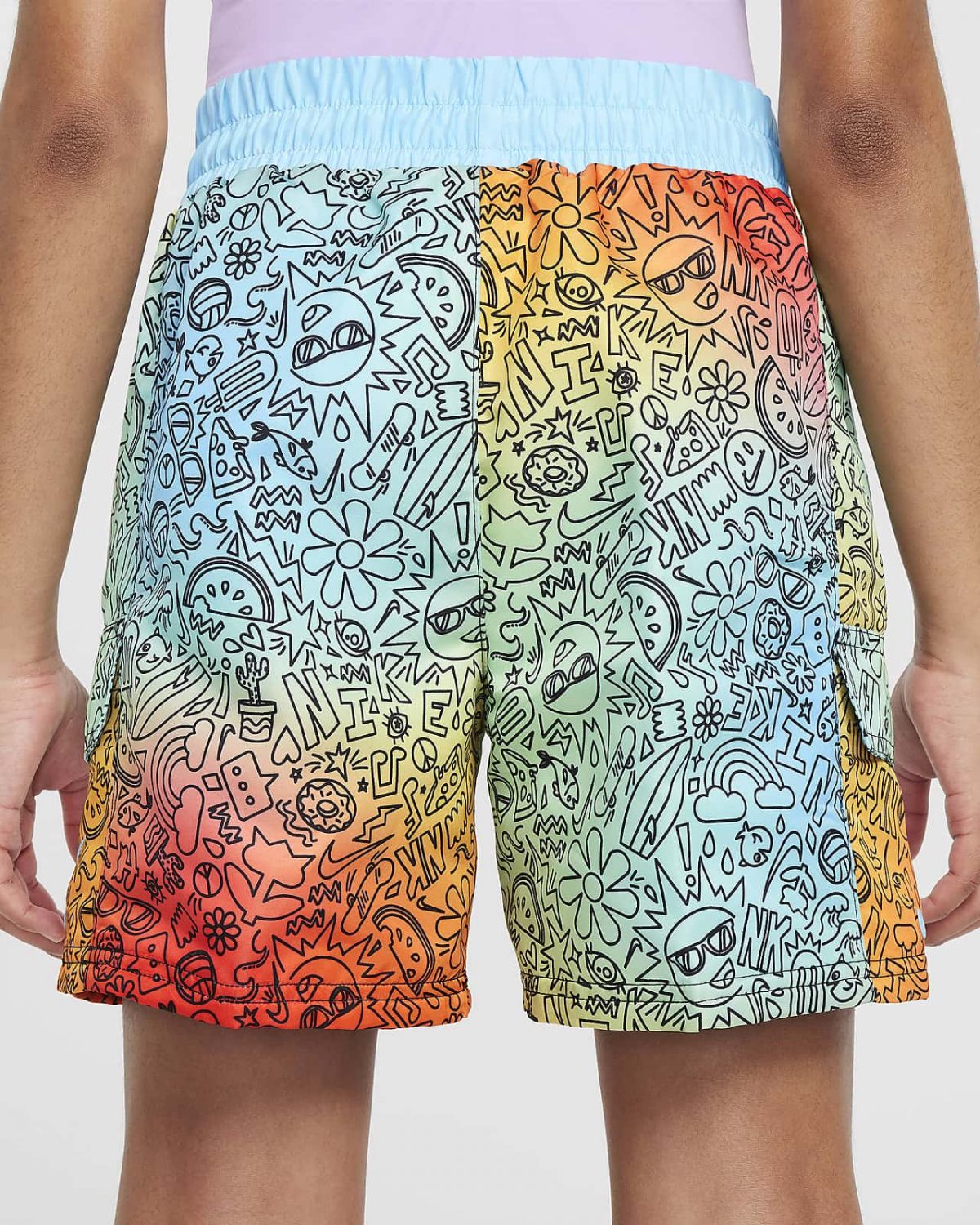 Детские шорты Nike Swim Doodle