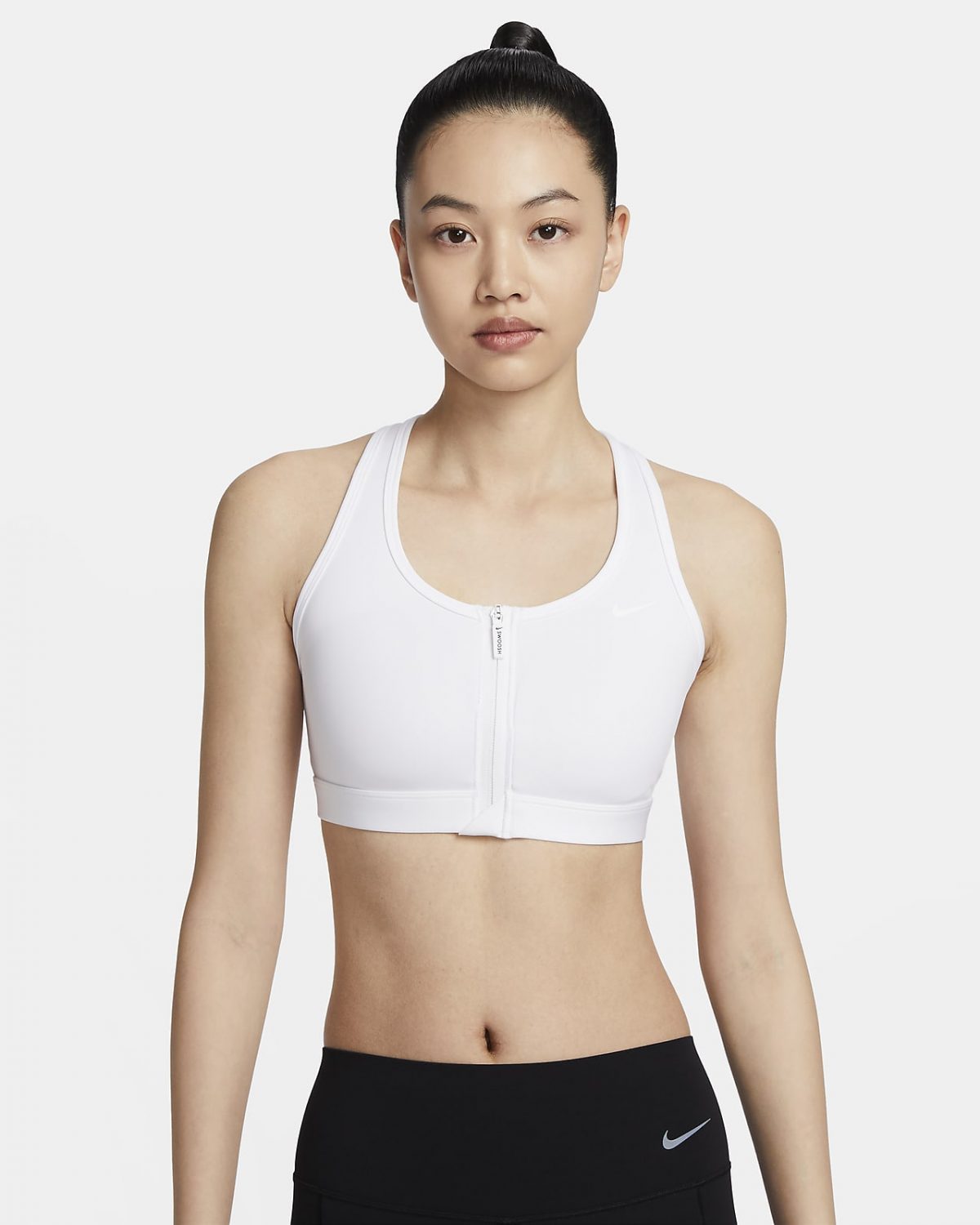Женское боди Nike Swoosh белое фотография