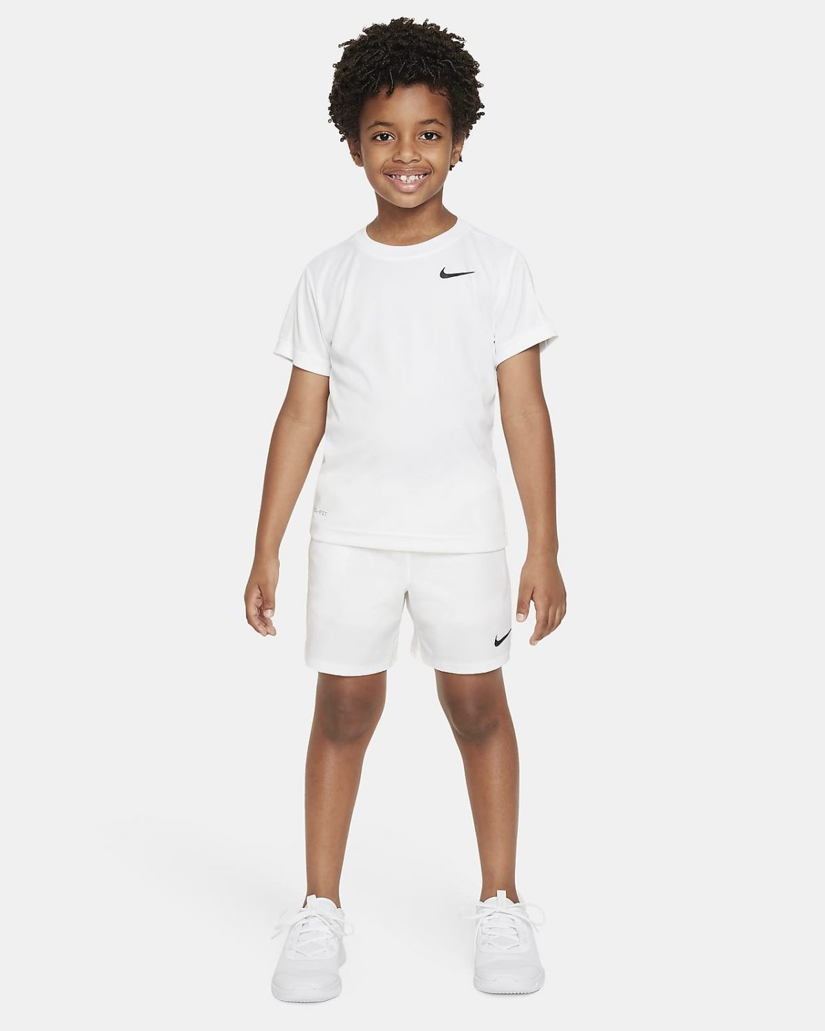 Детские шорты Nike Tennis белые фото