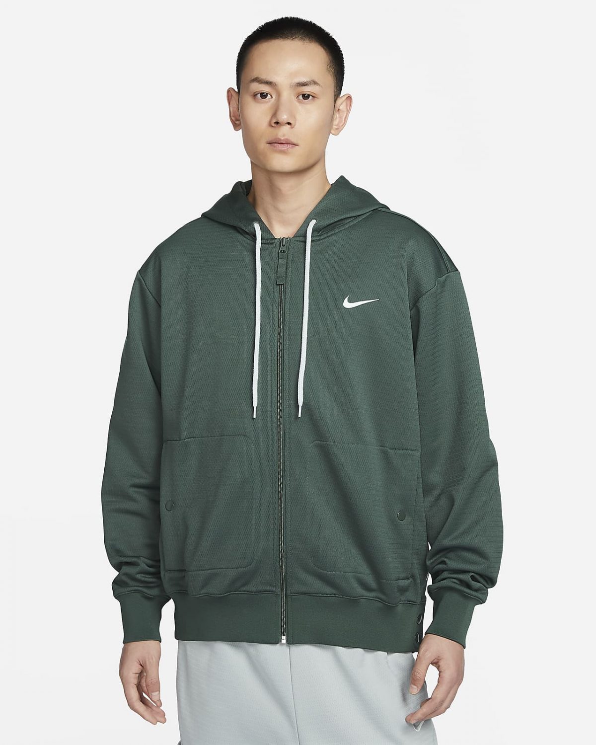 Мужская толстовка Nike зеленая фото