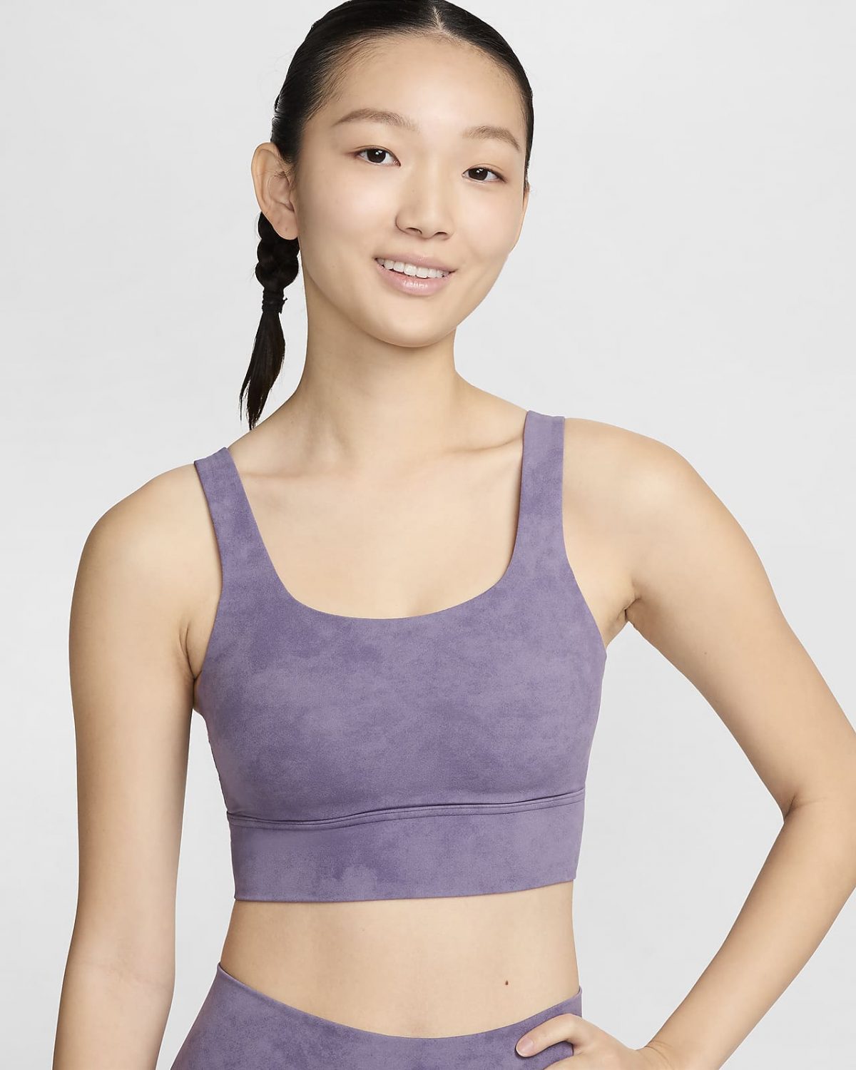 Женское боди Nike Zenvy фиолетовое фото