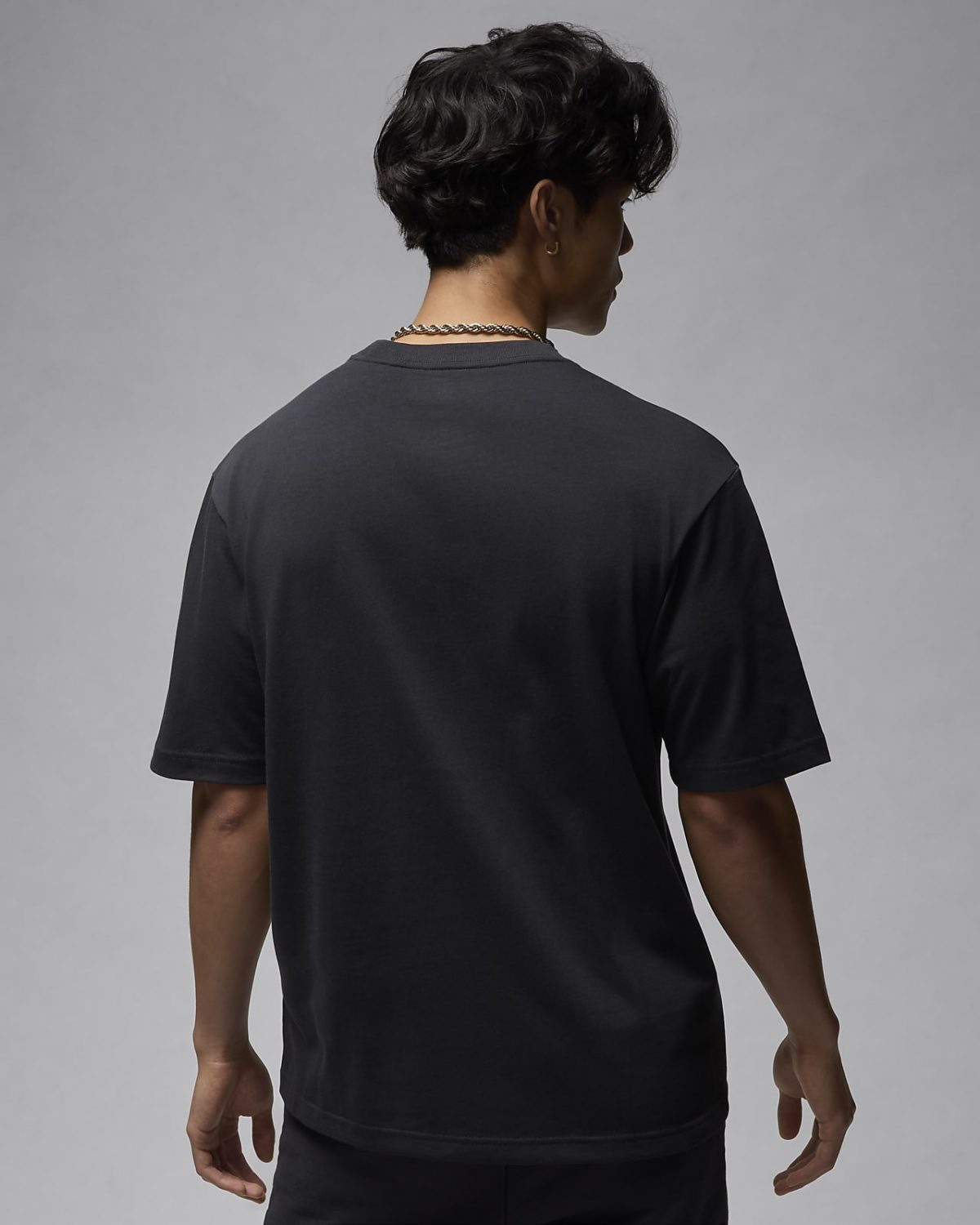 Мужская футболка nike Air Jordan Wordmark черная фотография