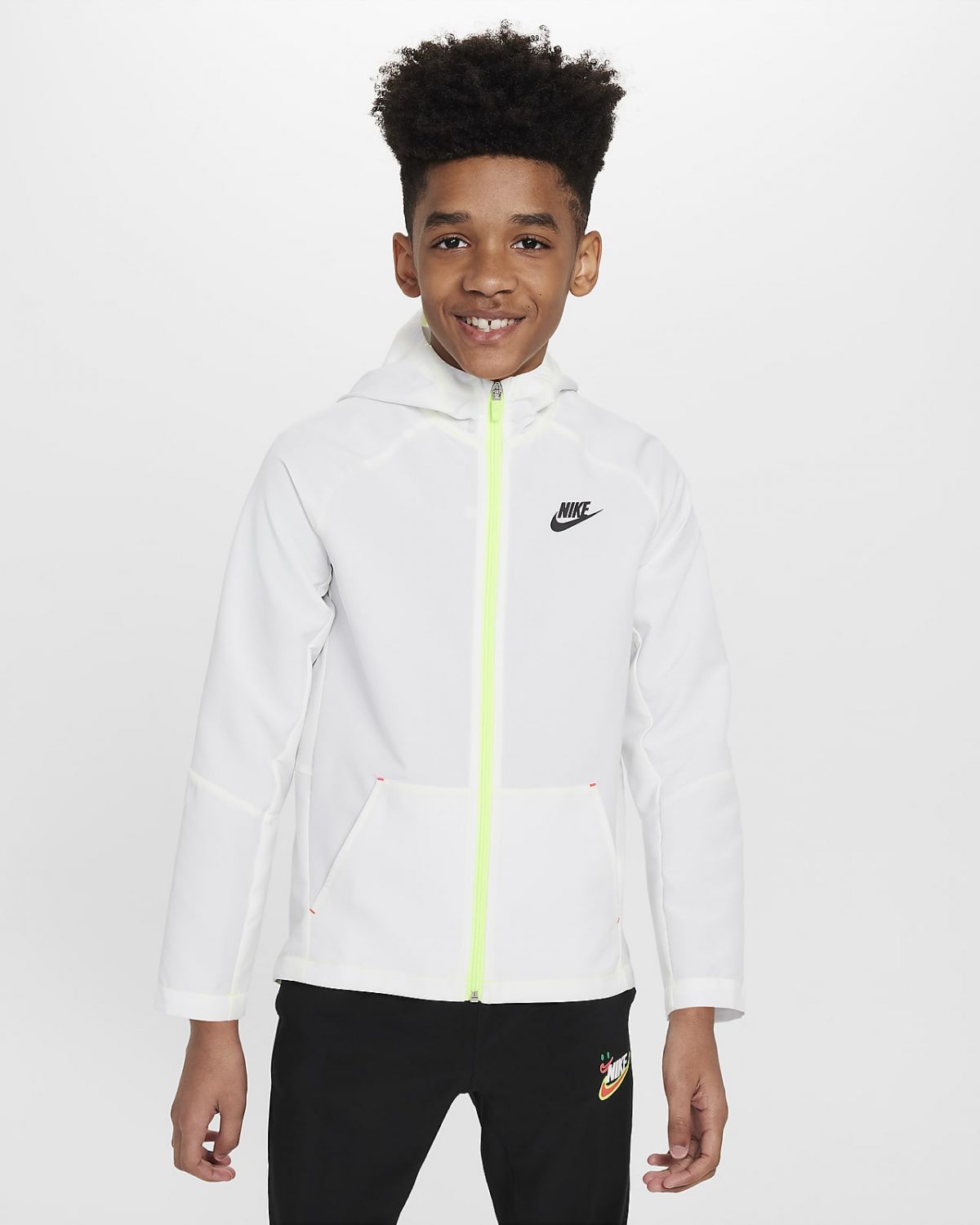 Детская куртка Nike белая фото