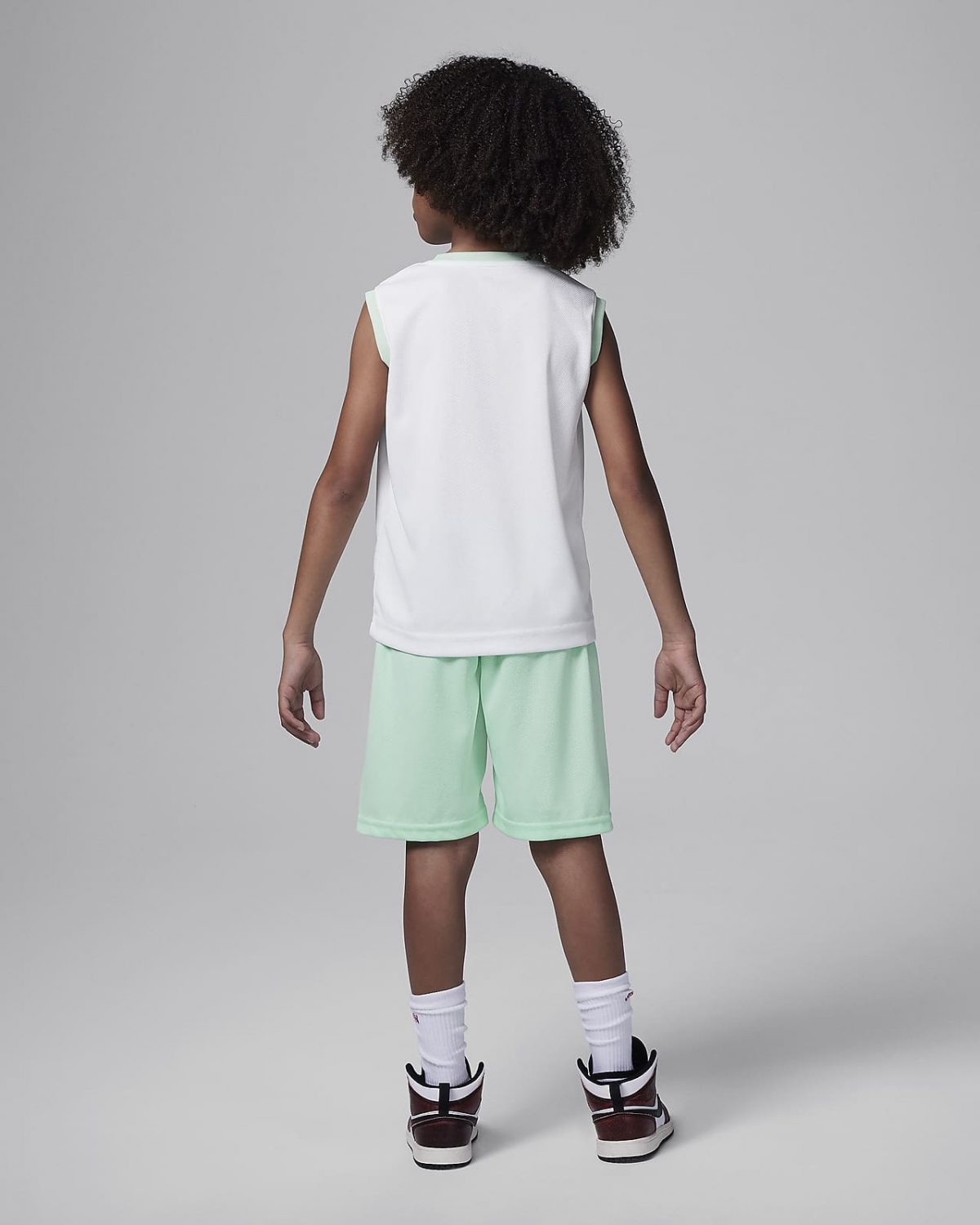 Детские шорты nike Jordan 23 Jersey зеленые фотография
