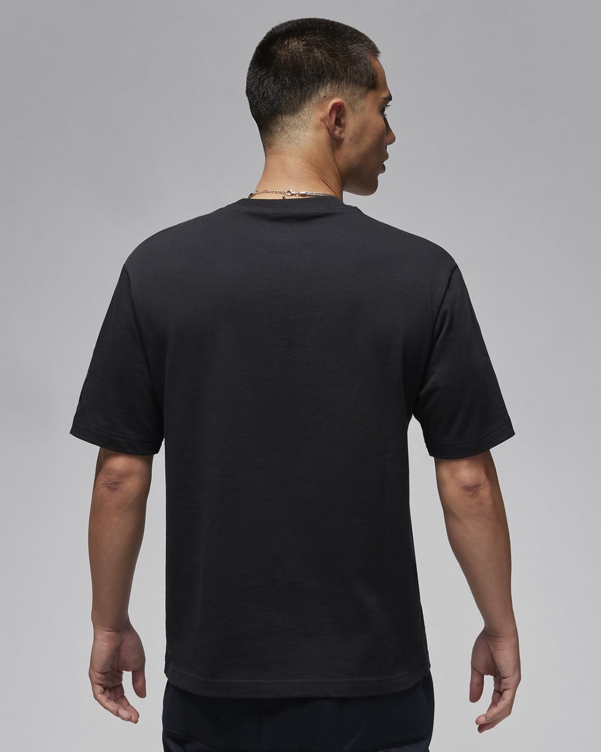 Мужская футболка nike Jordan Brand черная фотография