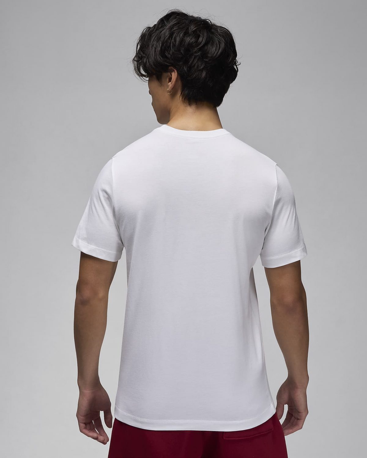 Мужская футболка nike Jordan Brand белая фотография