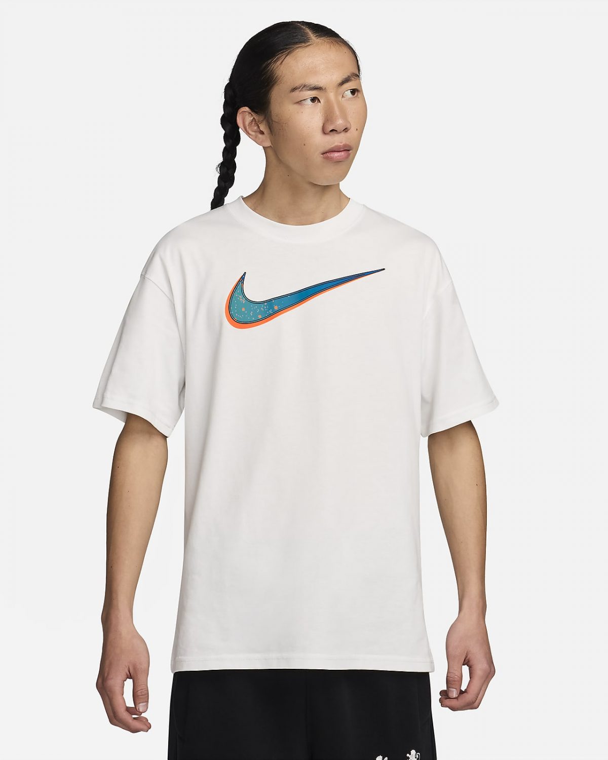 Мужская футболка nike LeBron белая фото