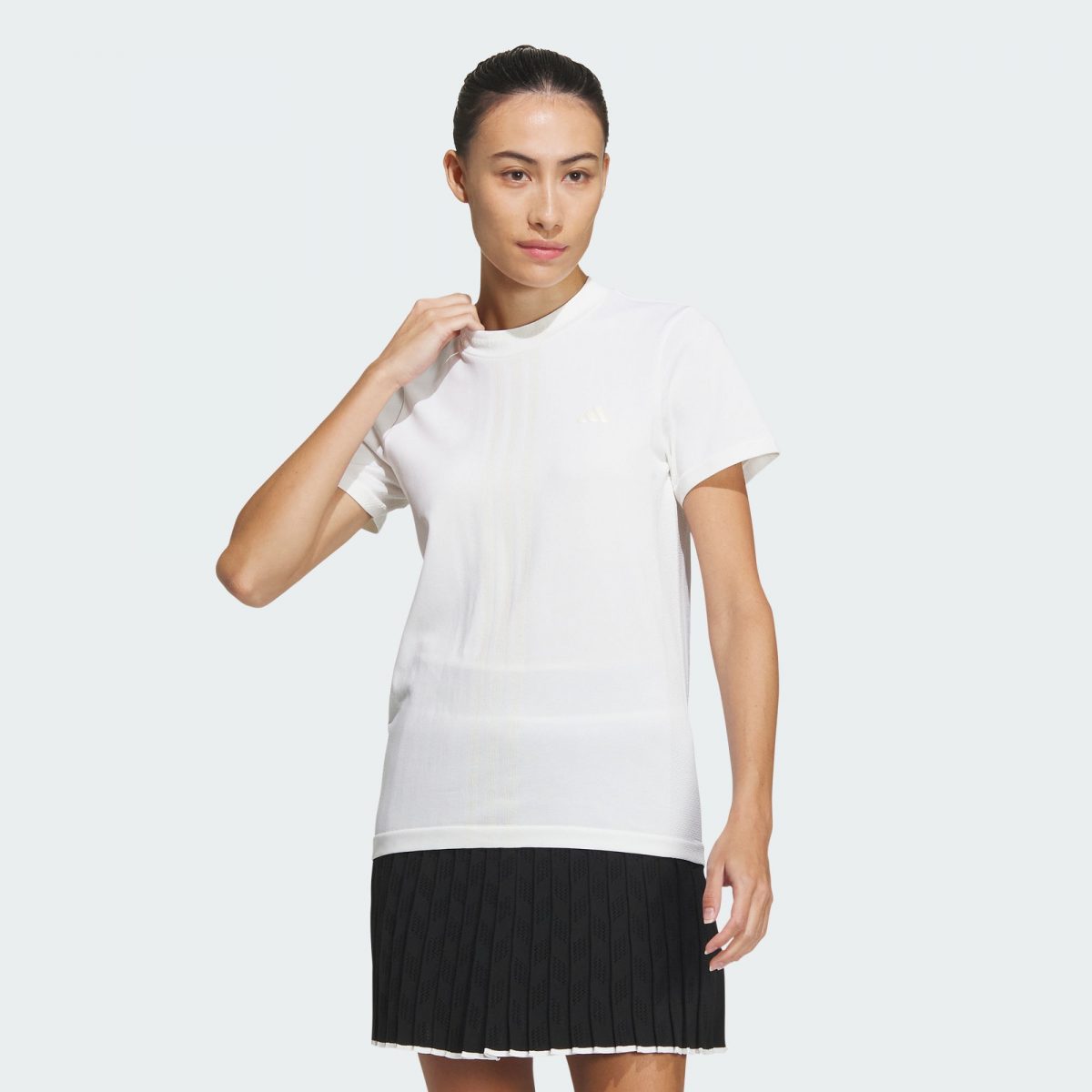 Женская футболка adidas PRIMEKNIT SEAMLESS MOCK SHIRT IN6605 фото