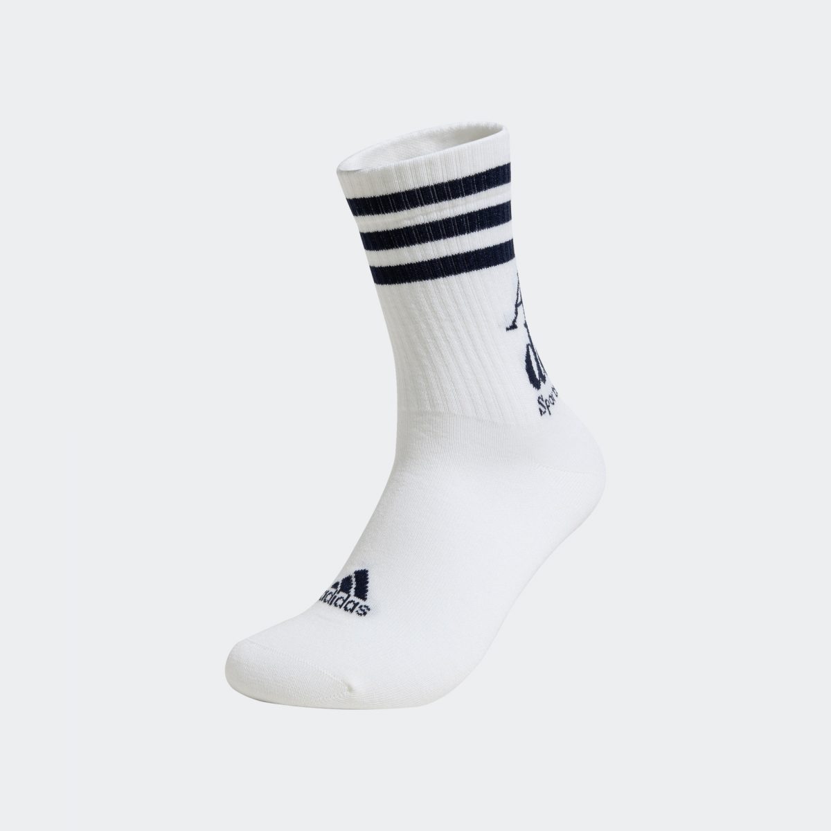 Носки  adidas SMALL LOGO CREW SOCKS белые фото