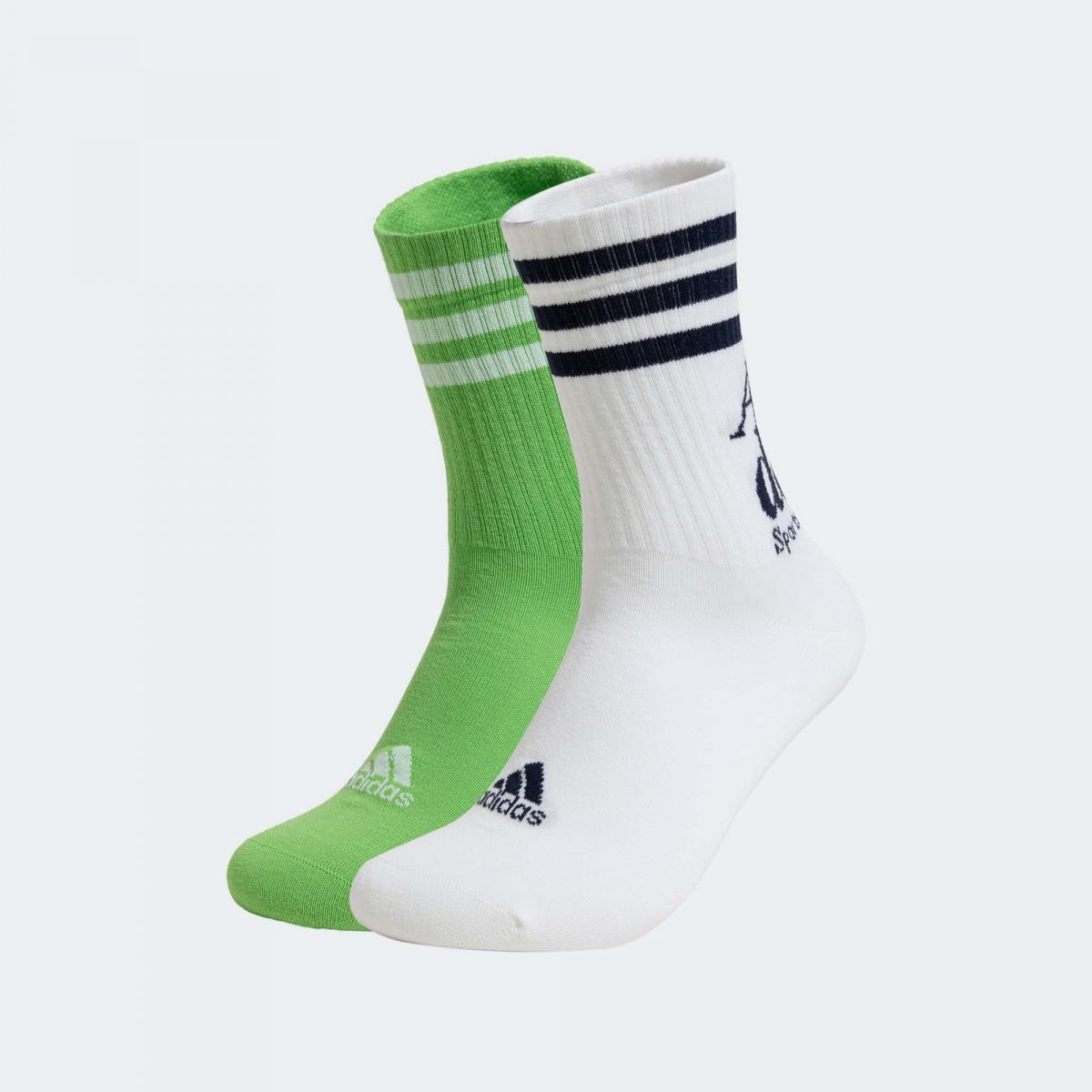 Носки  adidas SMALL LOGO CREW SOCKS белые фотография