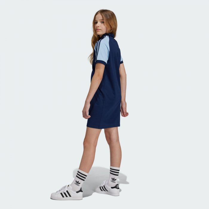 Детская рубашка adidas POLO DRESS WITH COLORBLOCK