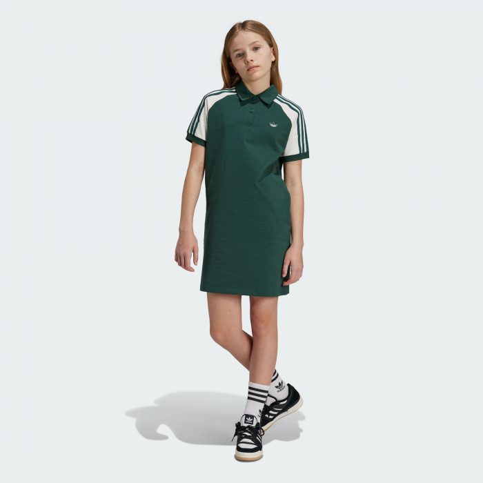 Детская рубашка adidas POLO DRESS WITH COLORBLOCK
