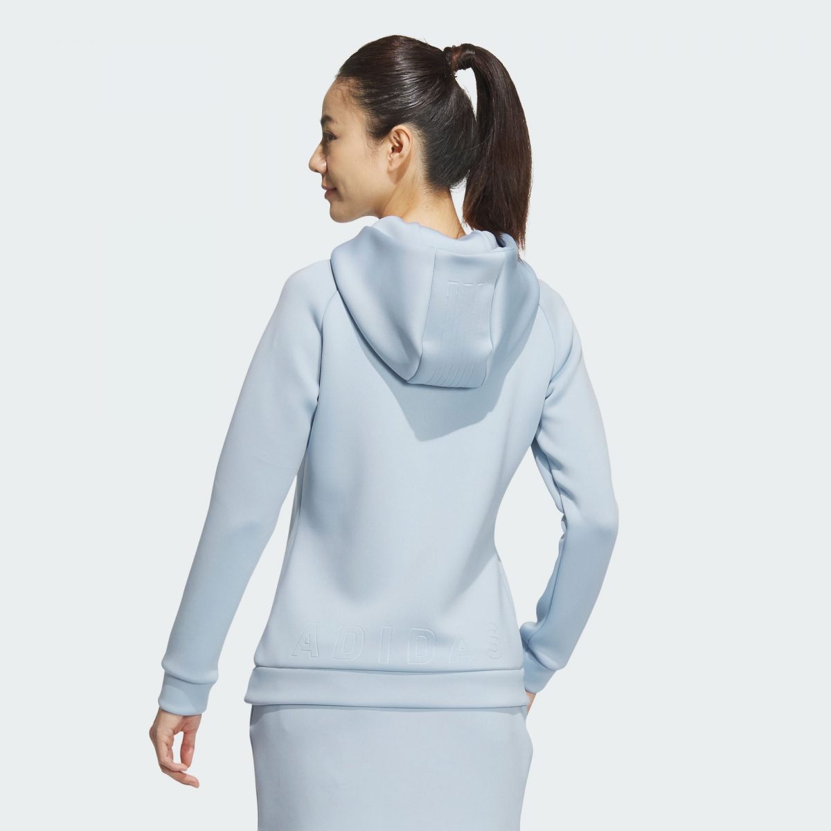 Женское худи adidas 3D DEBOSSED SPACER KNIT HOODIE фотография