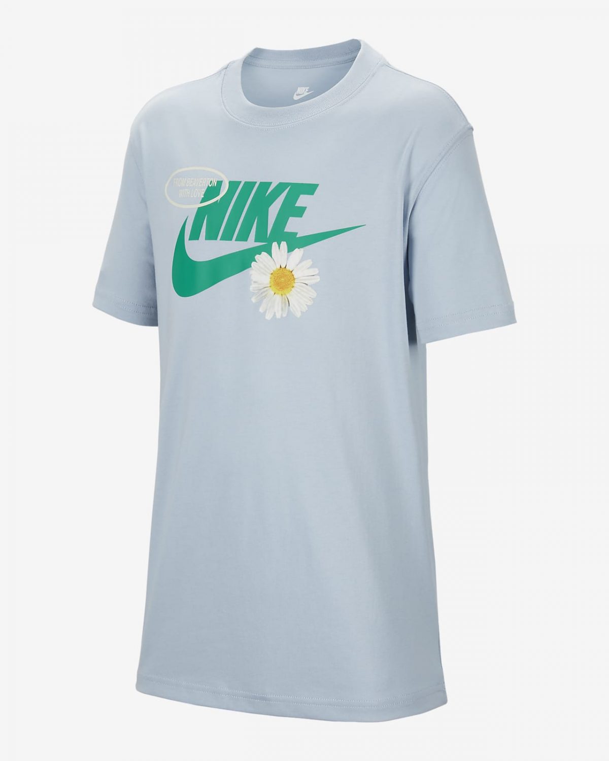 Детская футболка Nike Sportswear синяя фото