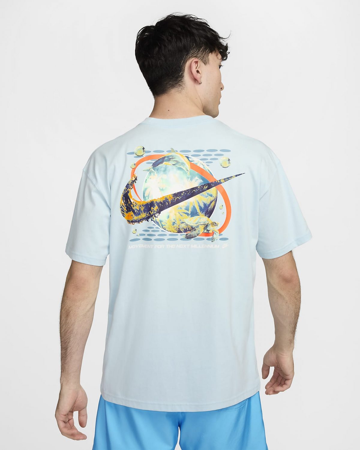 Мужская футболка Nike Sportswear синяя фото