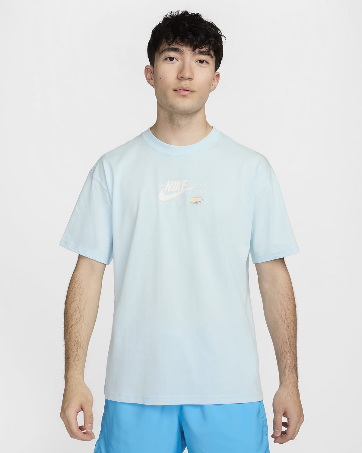 Мужская футболка Nike Sportswear синяя фотография