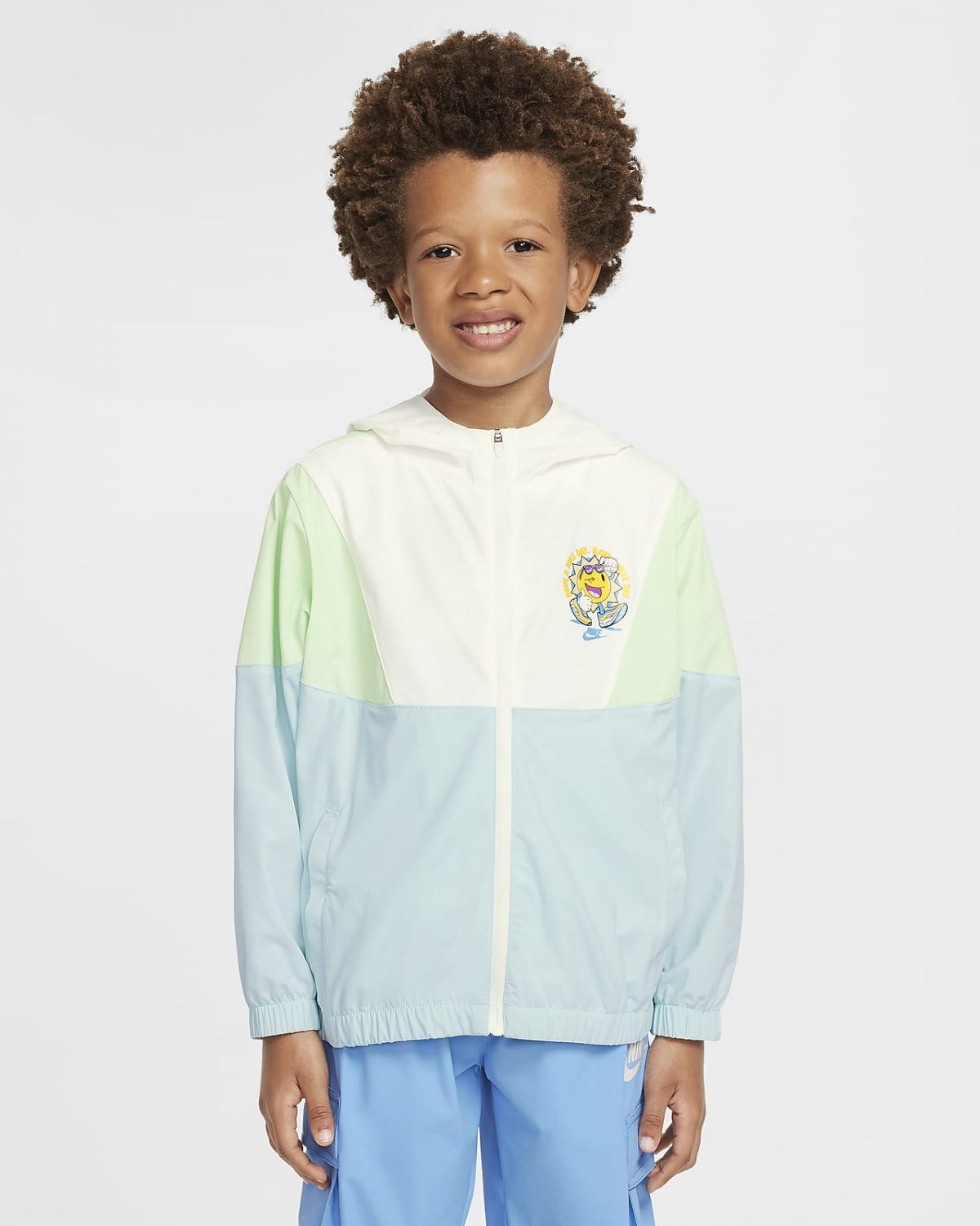 Детская куртка Nike Summer of Swoosh синяя фото