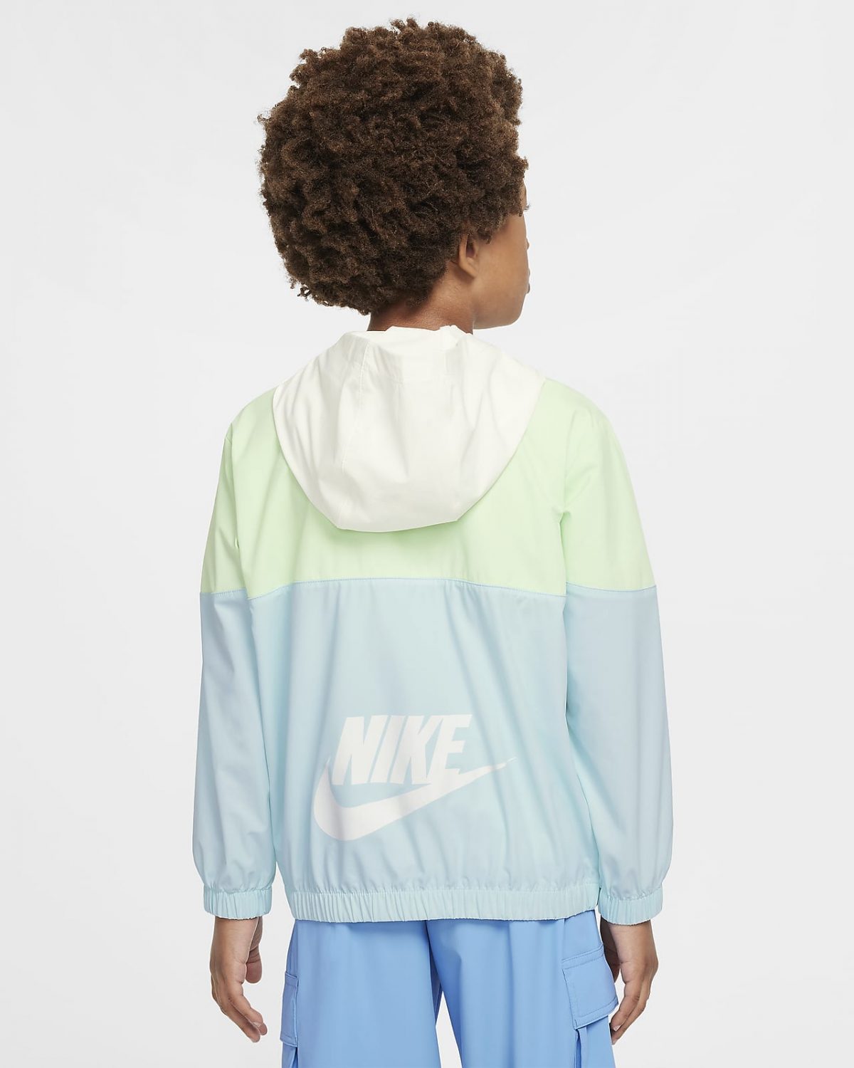 Детская куртка Nike Summer of Swoosh синяя фотография