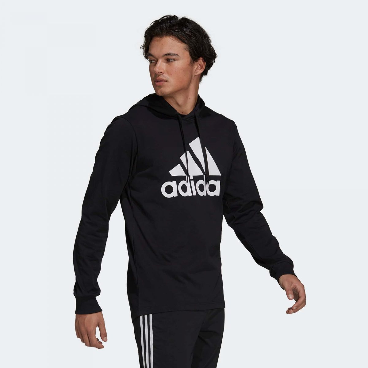 Мужское худи adidas ESSENTIALS LOGO HOODIE