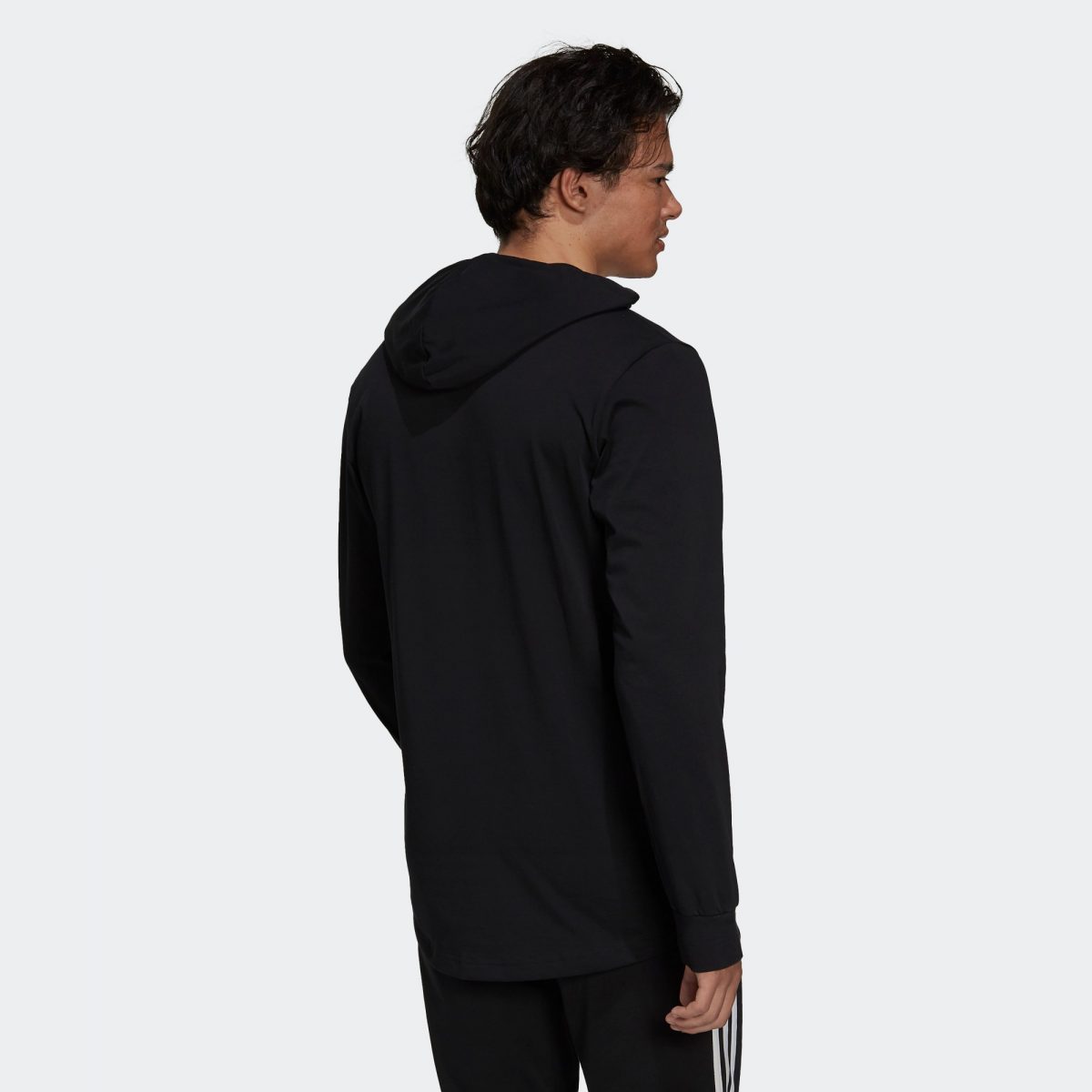 Мужское худи adidas ESSENTIALS LOGO HOODIE фотография