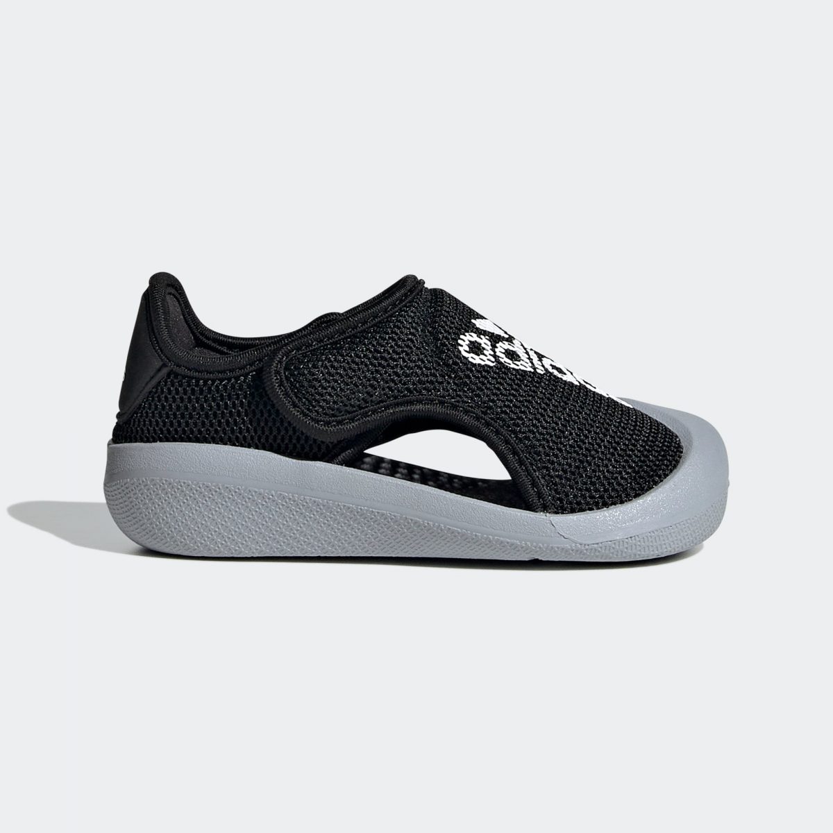 Детские сандалии adidas ALTAVENTURE SPORT SWIM SANDALS Черно-белые фото