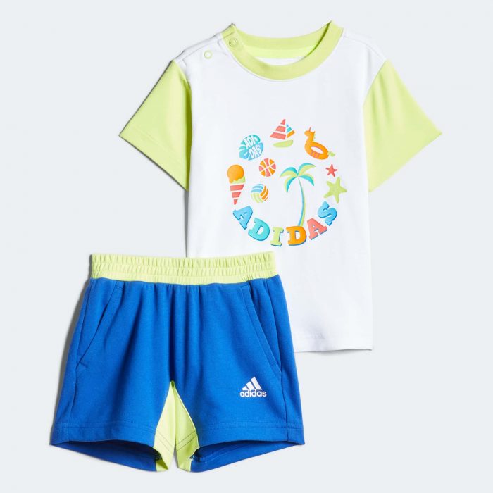 Детские шорты adidas Tee-and-Shorts Set