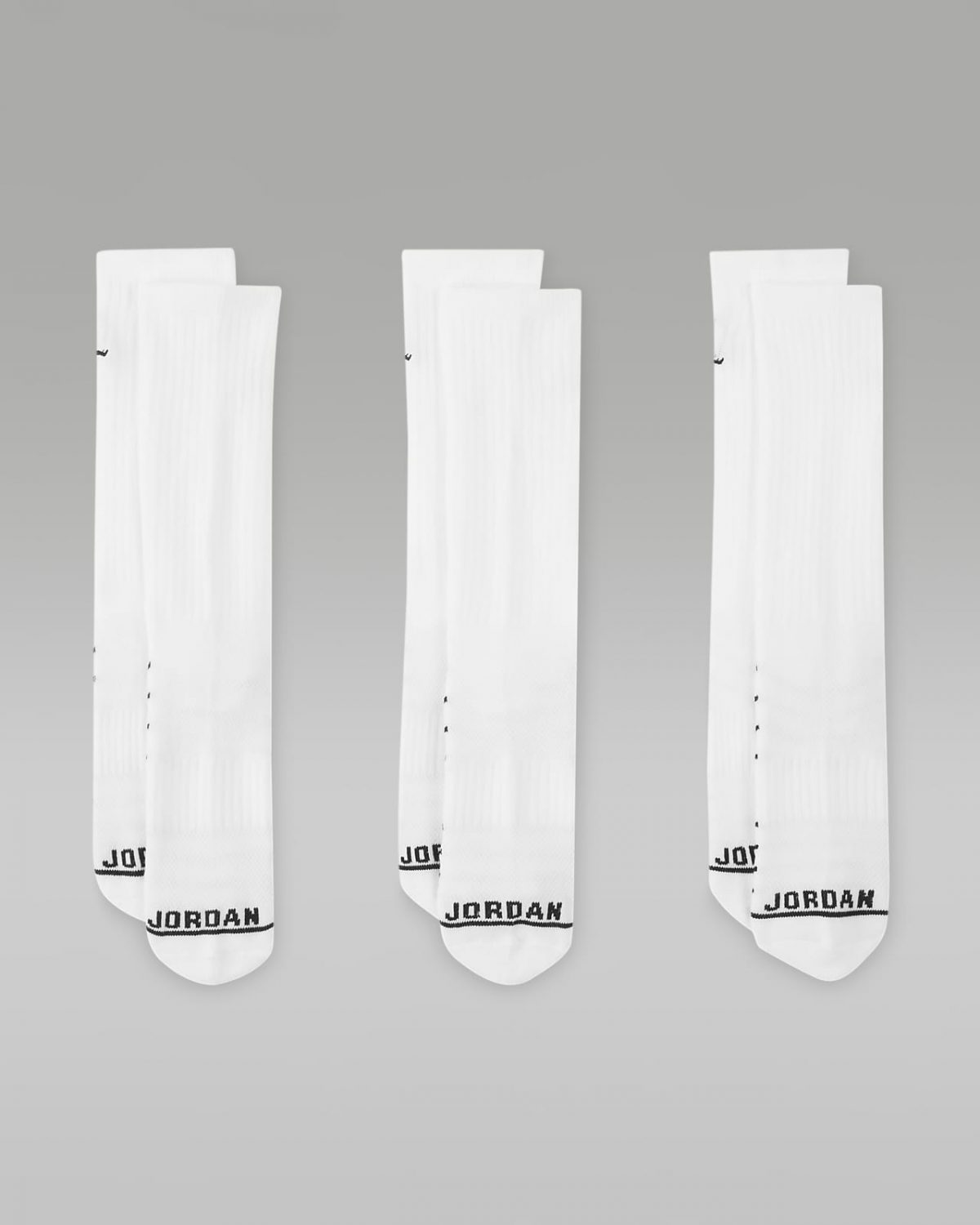 Детские носки nike Jordan Striped Белые фотография