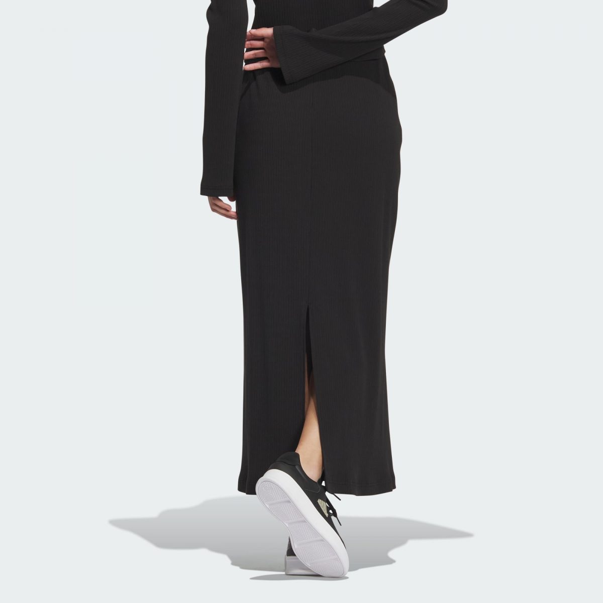 Женская юбка adidas LOUNGE RIB SKIRT фотография